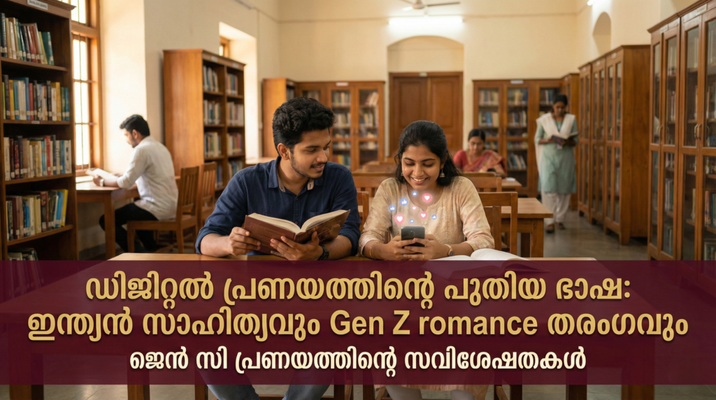 Gen Z romance , ഡിജിറ്റൽ പ്രണയത്തിന്റെ പുതിയ ഭാഷ ഇന്ത്യൻ സാഹിത്യവും Gen Z romance തരംഗവും