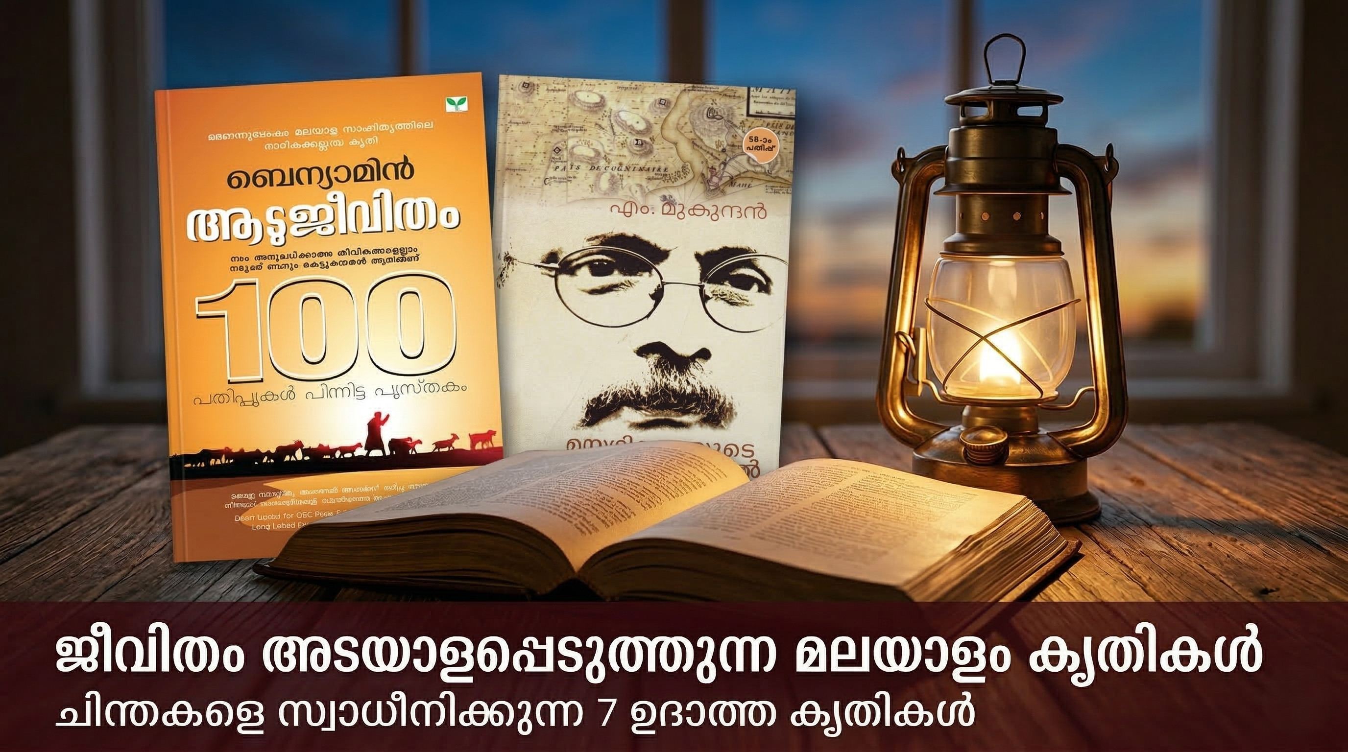 ജീവിതം അടയാളപ്പെടുത്തുന്ന മലയാളം കൃതികൾ -Must read Malayalam books