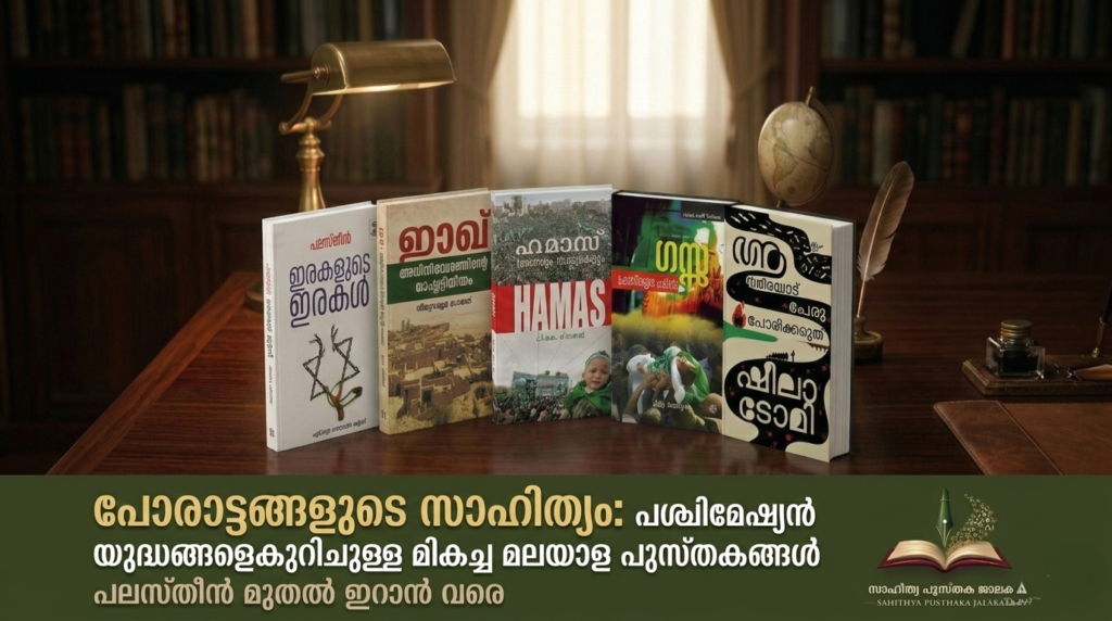 പശ്ചിമേഷ്യൻ യുദ്ധങ്ങളെക്കുറിച്ചുള്ള മികച്ച മലയാള പുസ്തകങ്ങൾ, മികച്ച മലയാള പുസ്തകങ്ങൾ