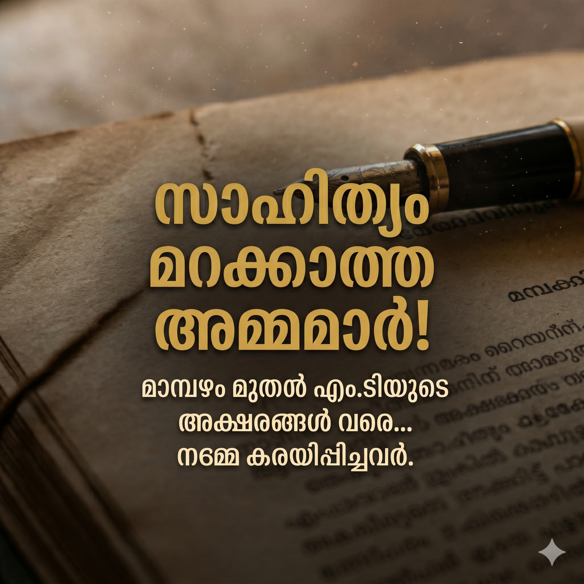 Mothers in Malayalam Literature, മലയാള സാഹിത്യത്തിലെ അമ്മമാർ