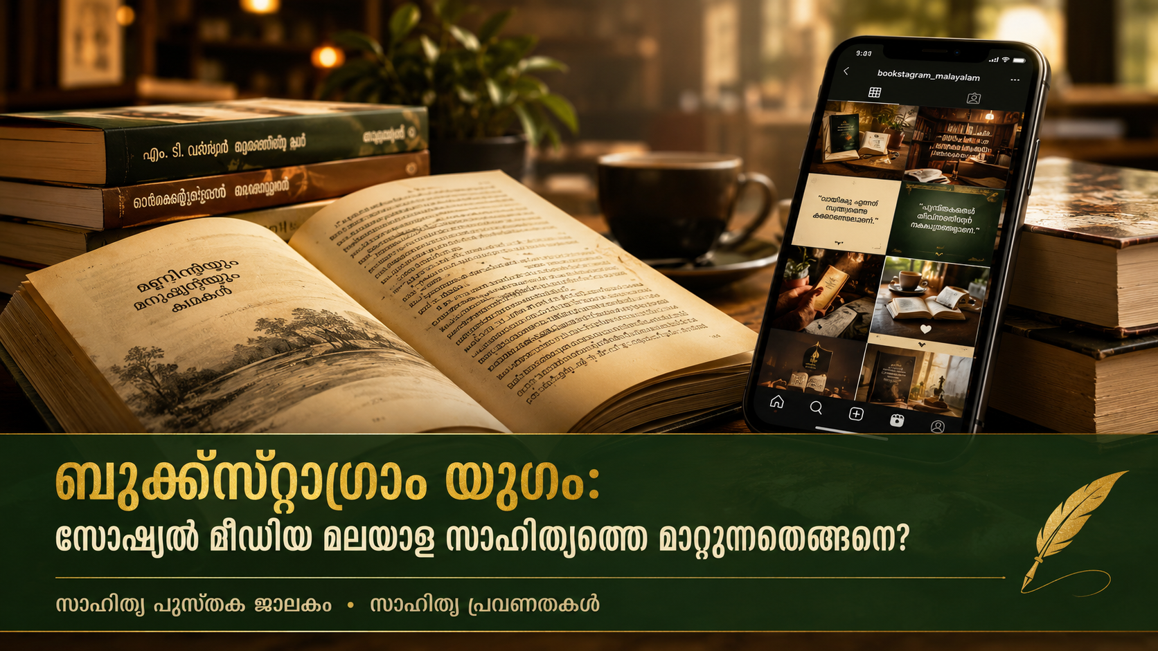 ബുക്ക്സ്റ്റാഗ്രാം (Bookstagram) യുഗം: സോഷ്യൽ മീഡിയ മലയാള സാഹിത്യത്തെയും വായനാശീലത്തെയും മാറ്റുന്നതെങ്ങനെ?