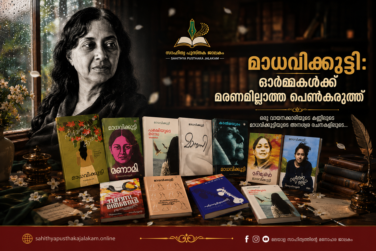 മാധവിക്കുട്ടി: അക്ഷരങ്ങളിലെ സത്യസന്ധതയും സ്ത്രീമനസ്സിന്റെ വിപ്ലവവും